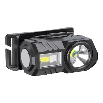 LED RGBW Stmievateľná nabíjacia čelovka USB LED/3W/5V IP43 190 lm 24 h 750 mAh