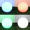 LED RGBW stmievateľná solárna lampa GARDEN BALL LED/5W/3,7V 3000K IP54 2200 mAh pr. 40 cm + diaľkové ovládanie
