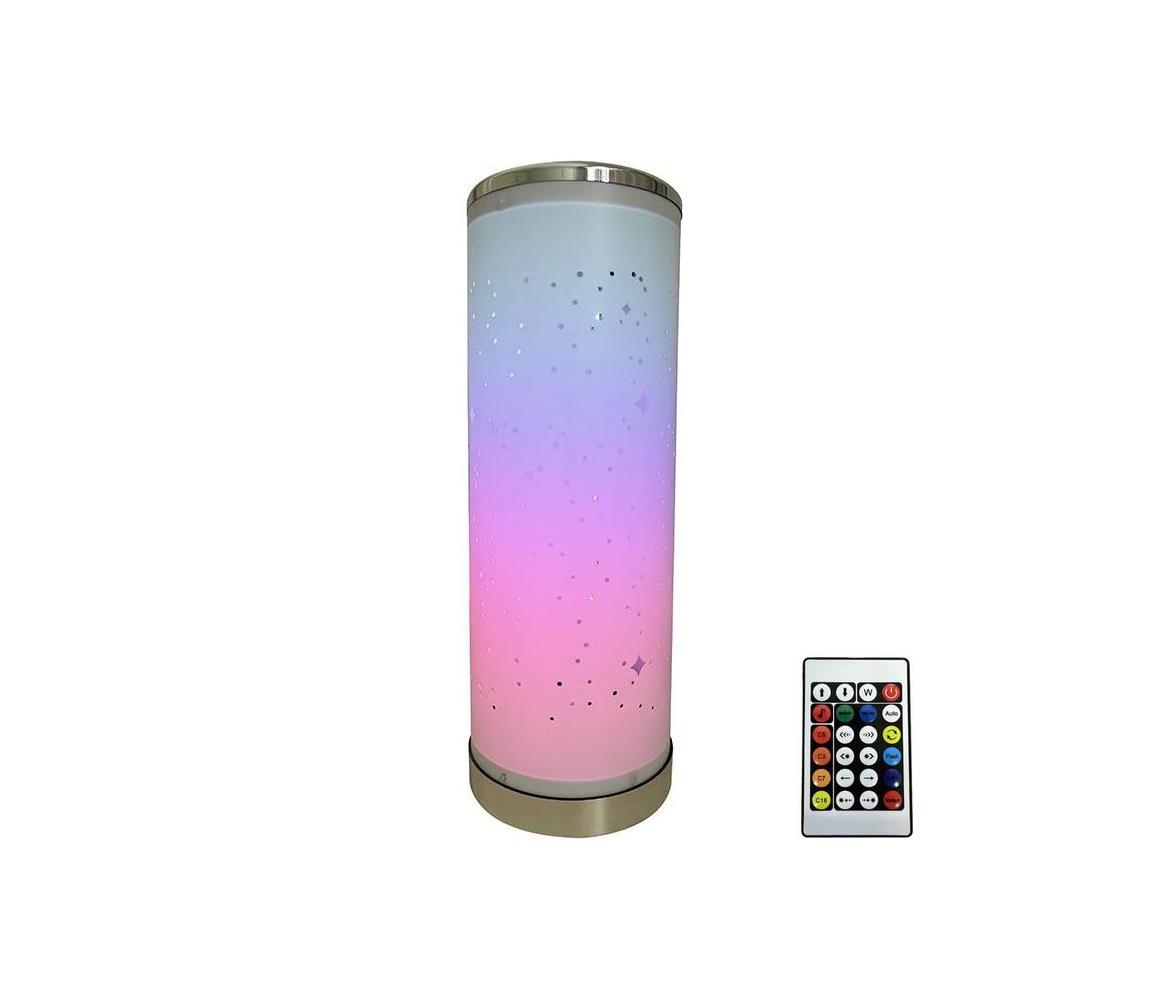 LED RGBW Stmievateľná stolná lampa LED/5W/230V + diaľkové ovládanie