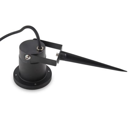 LED RGBW Stmievateľná vonkajšia lampa BLAKE 1xGU10/6W/230V IP65 + diaľkové ovládanie