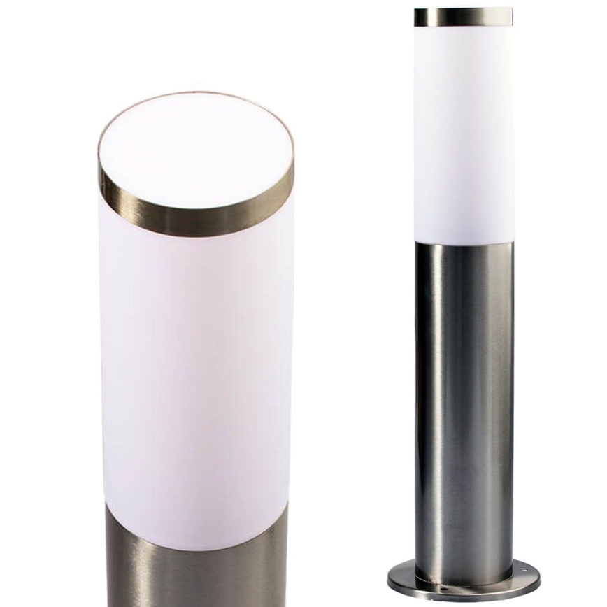 LED RGBW Stmievateľné vonkajšie svietidlo LIVIA 1xE27/6,5W/230V 2700-6500K Wi-Fi 45 cm IP44 strieborné