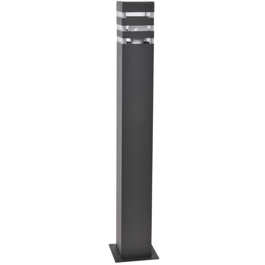 LED RGBW stlmiteľná vonkajšia lampa TEKSAS 1xE27/12W/230V 2700-6500K Wi-Fi 74 cm IP44 antracit