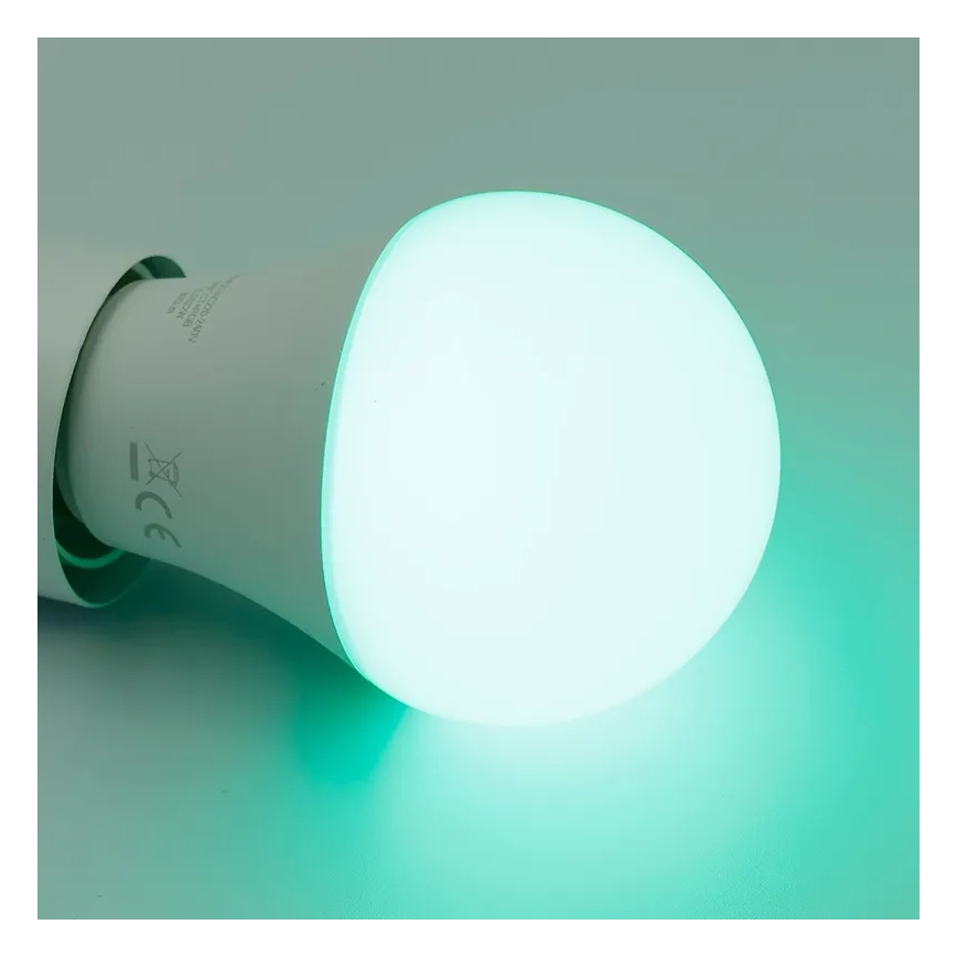 LED RGBW Stmievateľná žiarovka A60 E27/9W/230V 2700-6500K Wi-Fi Tuya