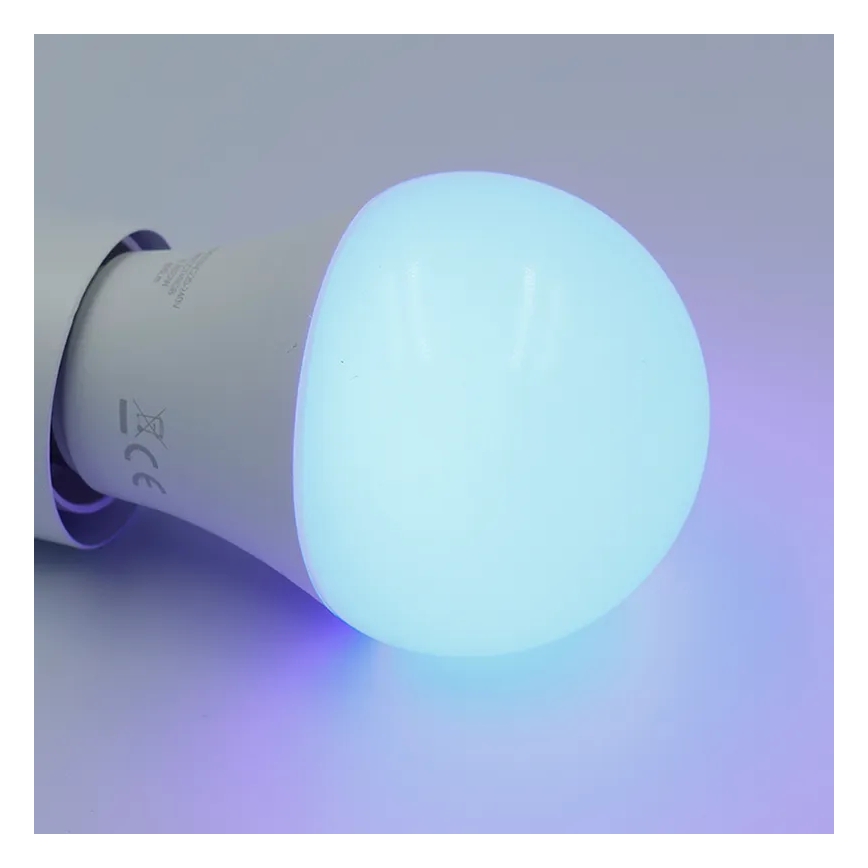 LED RGBW Stmievateľná žiarovka A60 E27/9W/230V 2700-6500K Wi-Fi Tuya