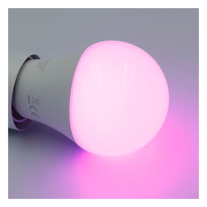 LED RGBW Stmievateľná žiarovka A60 E27/9W/230V 2700-6500K Wi-Fi Tuya
