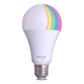 LED RGBW Stmievateľná žiarovka A70 E27/14W/230V 2700-6500K Wi-Fi Tuya