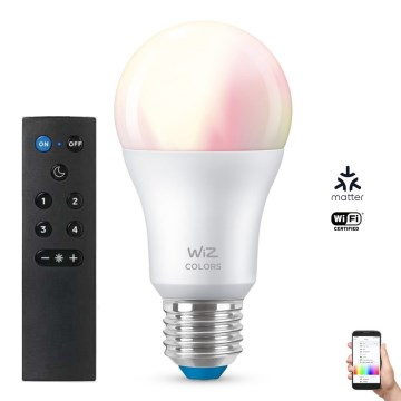 LED RGBW Stmievateľná žiarovka E27/8,5W/230V 2200-6500K CRI 90 Wi-Fi + diaľkové ovládanie - Reality