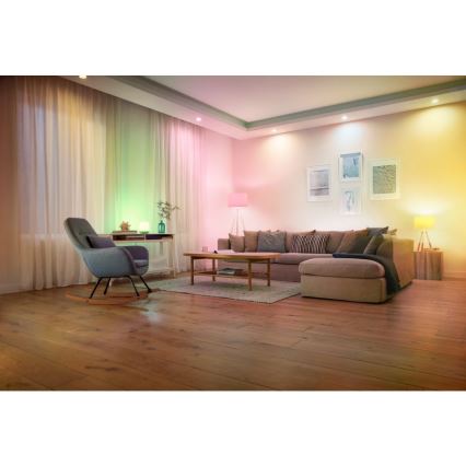 LED RGBW Stmievateľná žiarovka E27/8,5W/230V 2200-6500K CRI 90 Wi-Fi + diaľkové ovládanie - Reality