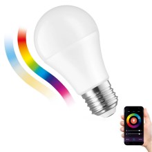 LED RGBW Stmievateľná žiarovka E27/9W/230V 2700-6500K Wi-Fi Tuya