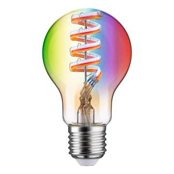 LED RGBW Stmievateľná žiarovka FILAMENT E27/6,3W/230V 2200-6500K - Paulmann 29156