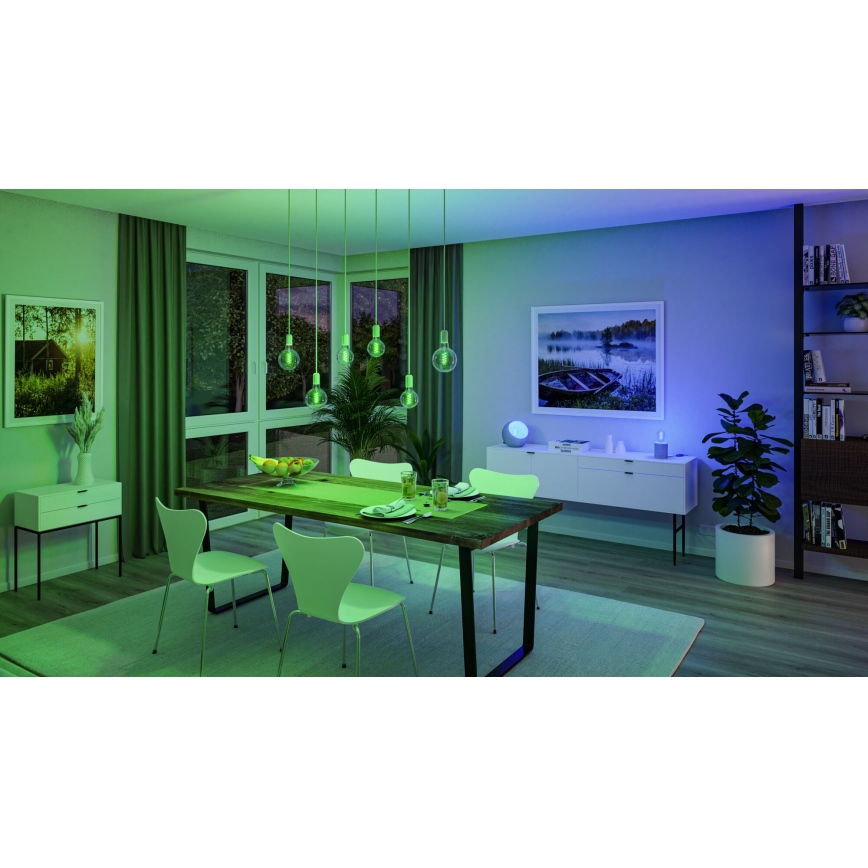 LED RGBW Stmievateľná žiarovka FILAMENT E27/6,3W/230V 2200-6500K - Paulmann 29156