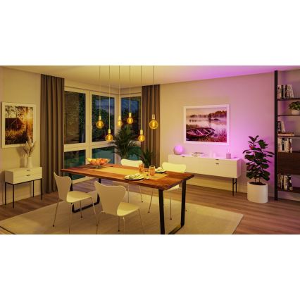 LED RGBW Stmievateľná žiarovka FILAMENT E27/6,3W/230V 2200-6500K - Paulmann 29156