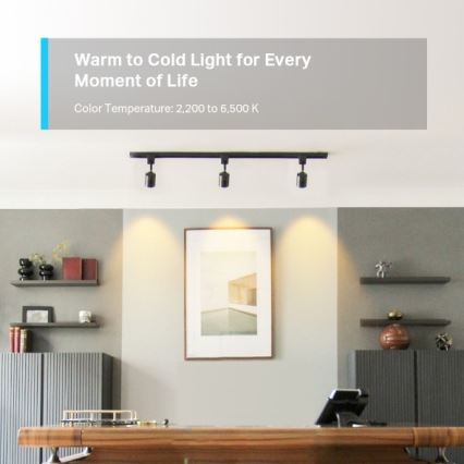 LED RGBW stmievateľná žiarovka GU10/3,7W/230V 2200-6500K Wi-Fi - TP-Link