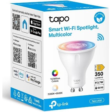 LED RGBW stmievateľná žiarovka GU10/3,7W/230V 2200-6500K Wi-Fi - TP-Link