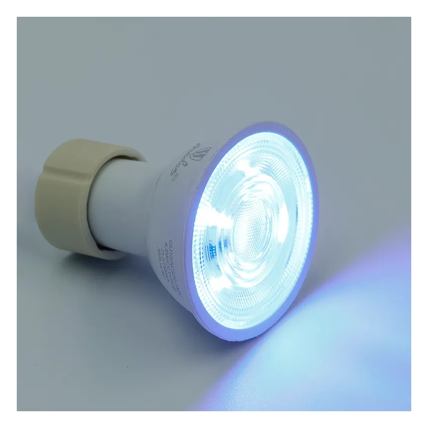 LED RGBW Stmievateľná žiarovka GU10/4,5W/230V 2700-6500K Wi-Fi Tuya
