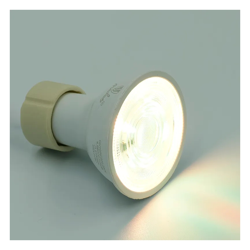 LED RGBW Stmievateľná žiarovka GU10/4,5W/230V 2700-6500K Wi-Fi Tuya