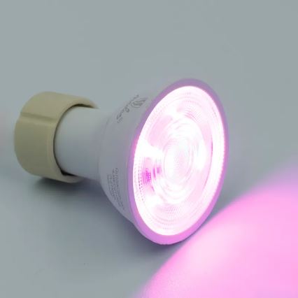 LED RGBW Stmievateľná žiarovka GU10/4,5W/230V 2700-6500K Wi-Fi Tuya