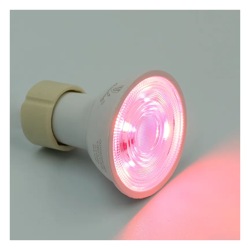 LED RGBW Stmievateľná žiarovka GU10/4,5W/230V 2700-6500K Wi-Fi Tuya