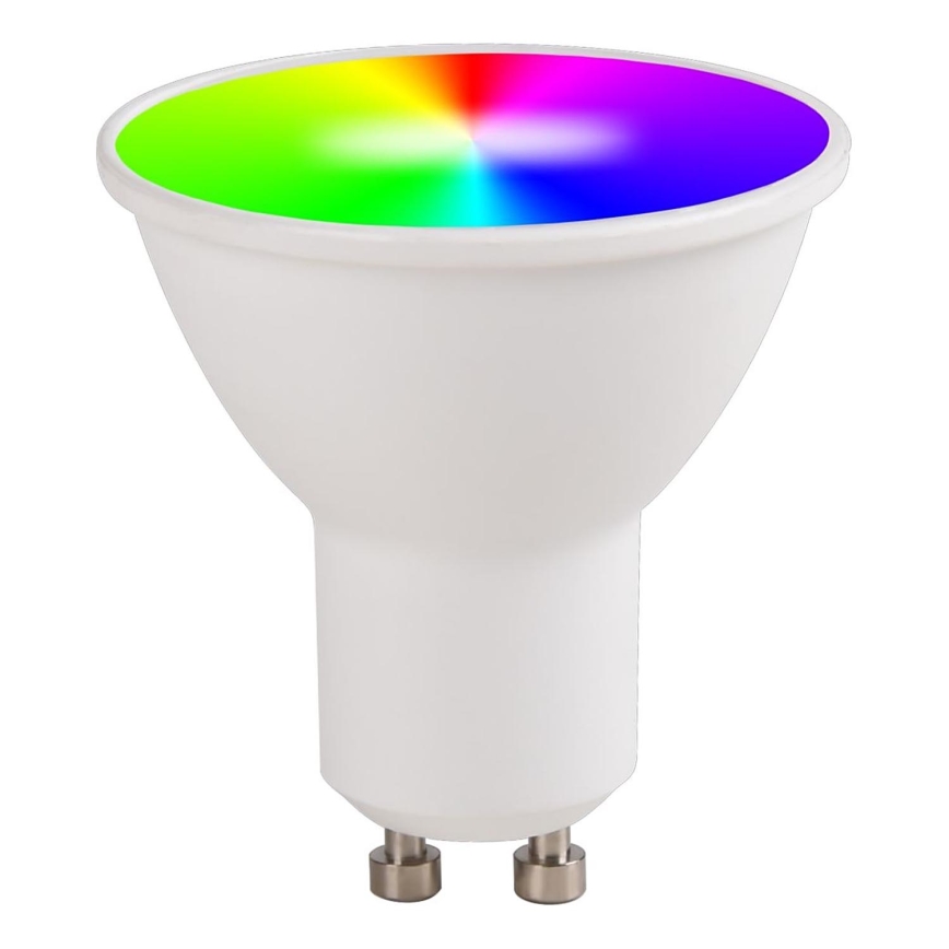 LED RGBW Stmievateľná žiarovka GU10/5,5W/230V 3000-6500K Wi-Fi