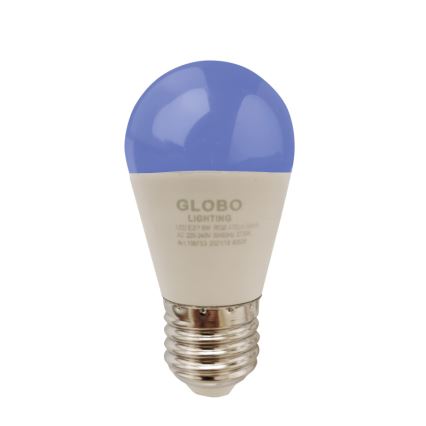 LED RGBW Stmievateľná žiarovka E27/6W/230V 3000K + diaľkové ovládanie - Globo