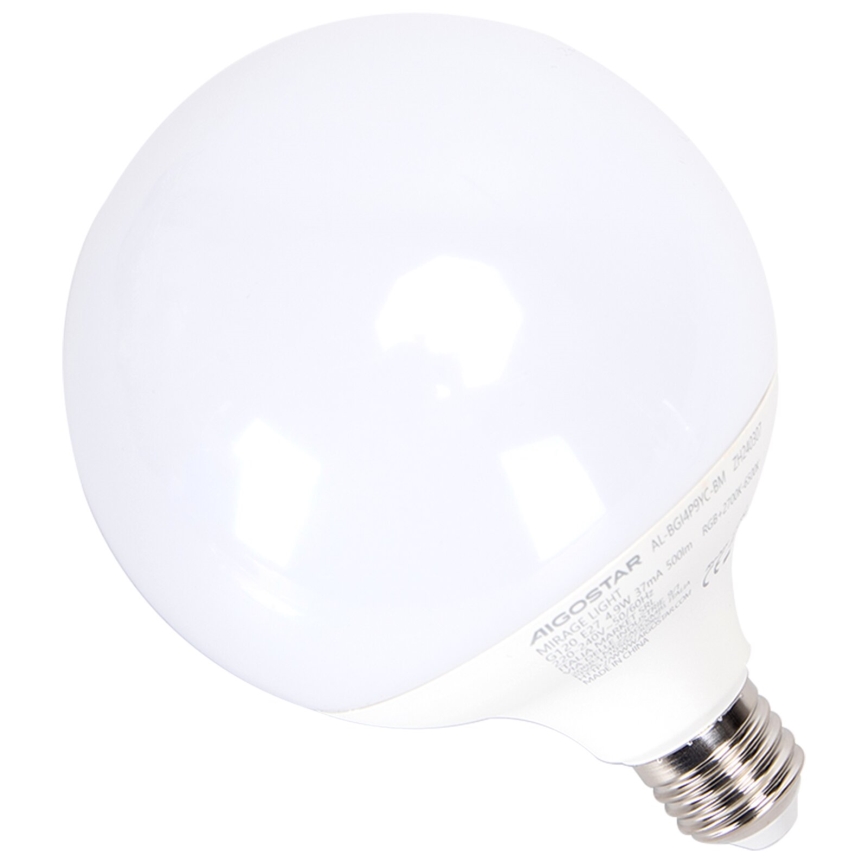 LED RGBW Stmievateľná žiarovka MESH G120 E27/4,9W/230V 2700-6500K + diaľkové ovládanie - Aigostar