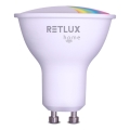 LED RGBW Stmievateľná žiarovka MR16 GU10/4,5W/230V 2700-6500K Wi-Fi Tuya