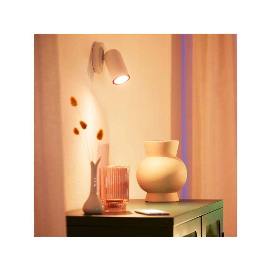 LED RGBW Stmievateľná žiarovka PAR16 GU10/4,7W/230V 2200-6500K CRI 90 Wi-Fi - WiZ