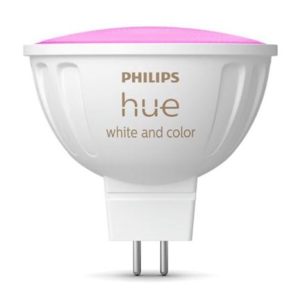 LED RGBW Stmievateľná žiarovka Philips Hue White And Color Ambiance GU5,3/MR16/6,3W/12V 2000-6500K