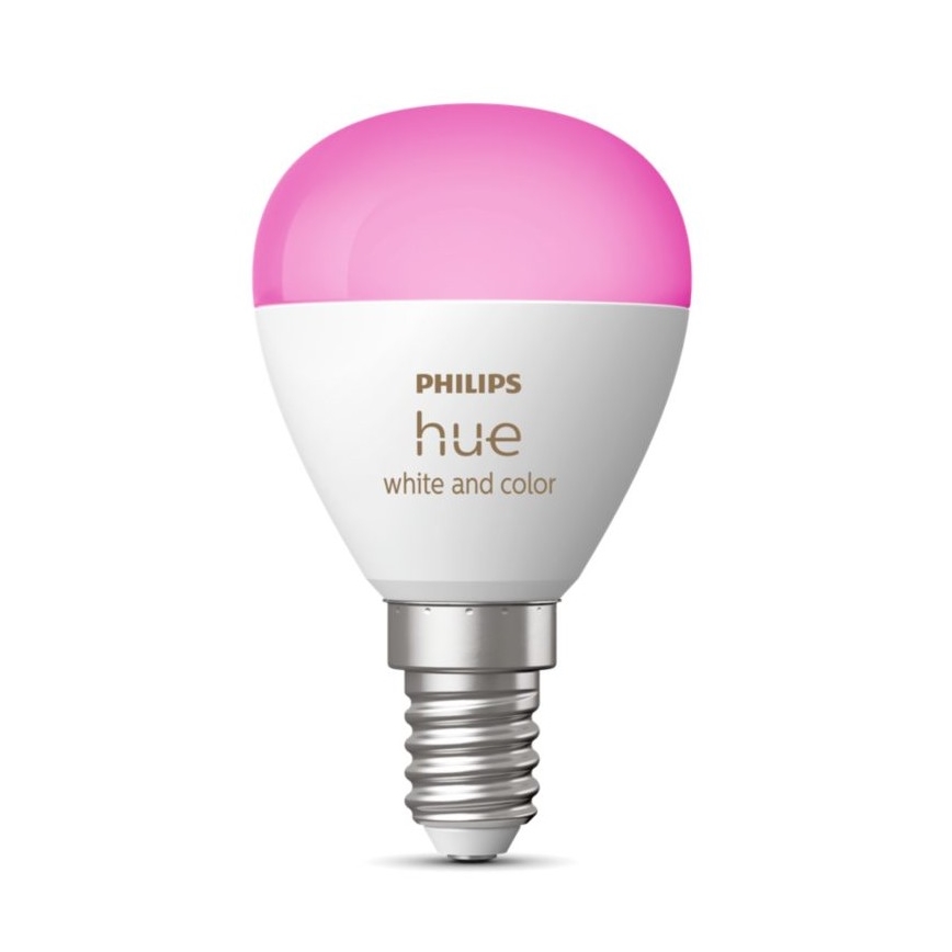 LED RGBW Stmievateľná žiarovka Philips Hue White And Color Ambiance P45 E14/5,1W/230V 2000-6500K