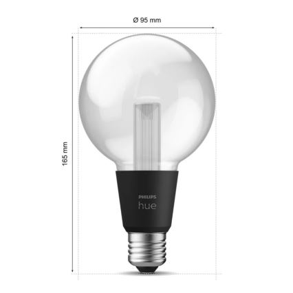 LED RGBW Stmievateľná žiarovka Philips Hue White And Color Ambiance E27/6,8W/230V 2000-6500K