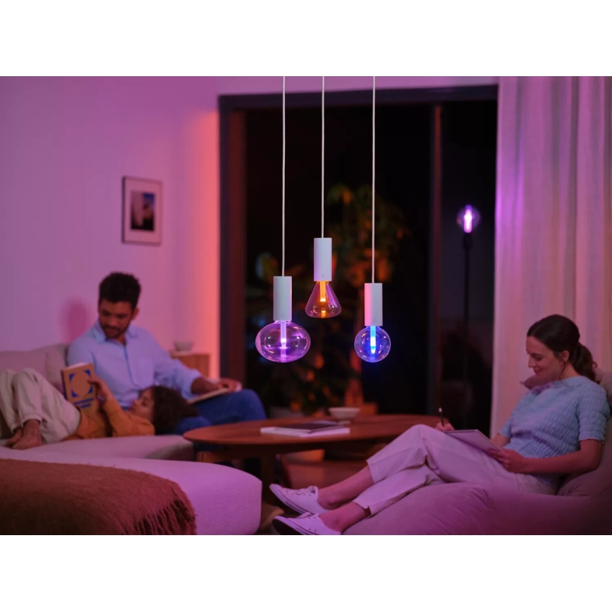 LED RGBW Stmievateľná žiarovka Philips Hue White And Color Ambiance E27/6,8W/230V 2000-6500K