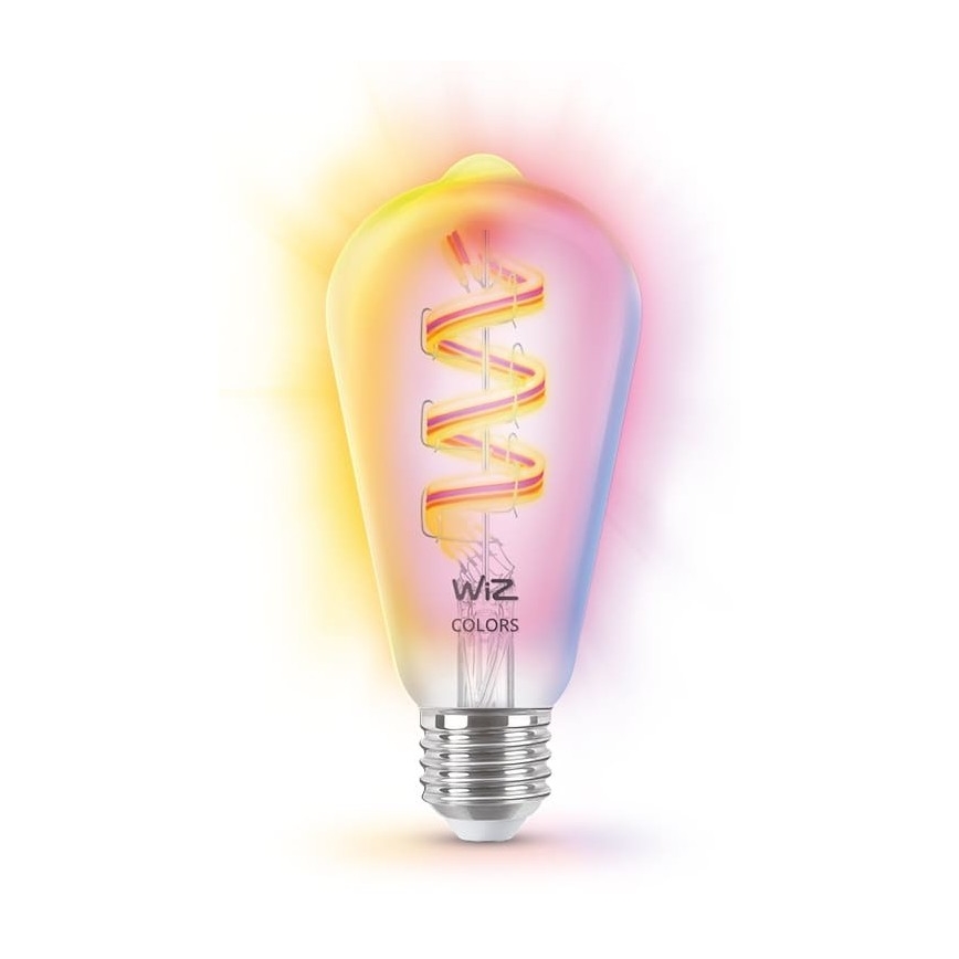 LED RGBW Stmievateľná žiarovka ST64 E27/6,3W/230V 2200-6500K Wi-Fi - WiZ
