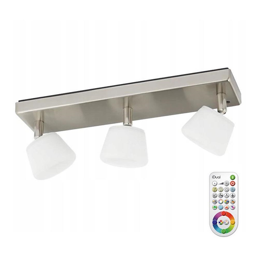 LED RGBW Stmievateľné bodové svietidlo 3xLED/6W/230V 2200-6500K + diaľkové ovládanie