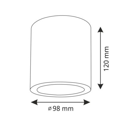 LED RGBW Stmievateľné bodové svietidlo JUPITER 1xE27/6,5W/230V 2700-6500K Wi-Fi pr. 9,8 cm biele