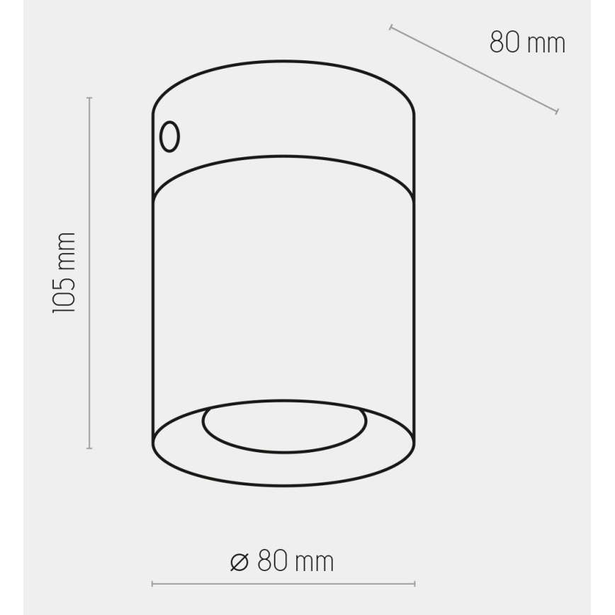 LED RGBW Stmievateľné bodové svietidlo VICO 1xGU10/6,5W/230V 2700-6500K