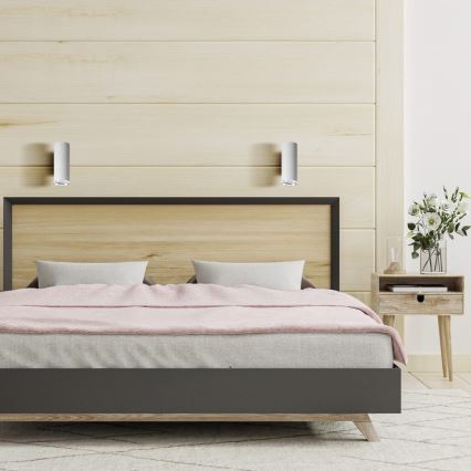 LED RGBW Stmievateľné kúpeľňové nástenné svietidlo TURYN 1xGU10/6,5W/230V 2700-6500K Wi-Fi IP44 biele