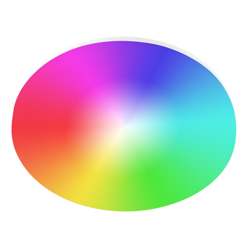 LED RGBW Stmievateľné kúpeľňové stropné svietidlo LED/24W/230V 3000-6500K priemer 33 cm IP54 biela Wi-Fi