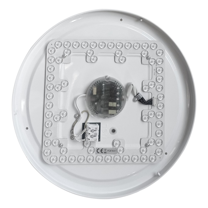 LED RGBW Stmievateľné stropné svietidlo MELO LED/36W/230V 3000-6000K pr. 39 cm biela + diaľkové ovládanie