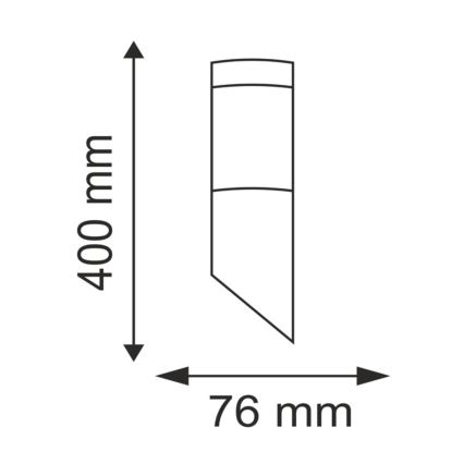 LED RGBW stlmiteľné vonkajšie nástenné svietidlo LIVIA 1xE27/6,5W/230V 2700-6500K Wi-Fi IP44 strieborné