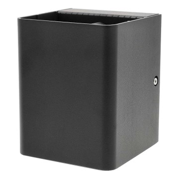 LED RGBW Stmievateľné vonkajšie nástenné svietidlo SmartLife LED/12W/230V IP65 Wi‑Fi Tuya čierna