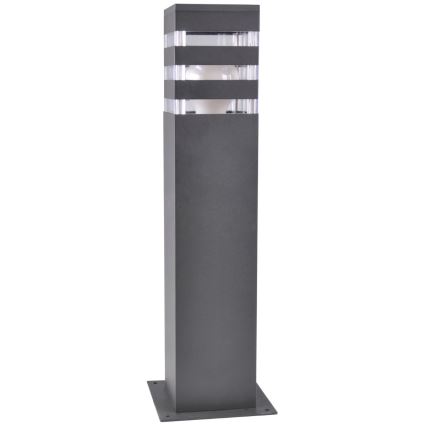 LED RGBW Stmievateľná vonkajšia lampa TEKSAS 1xE27/9W/230V 2700-6500K Wi-Fi 44 cm IP44 antracit