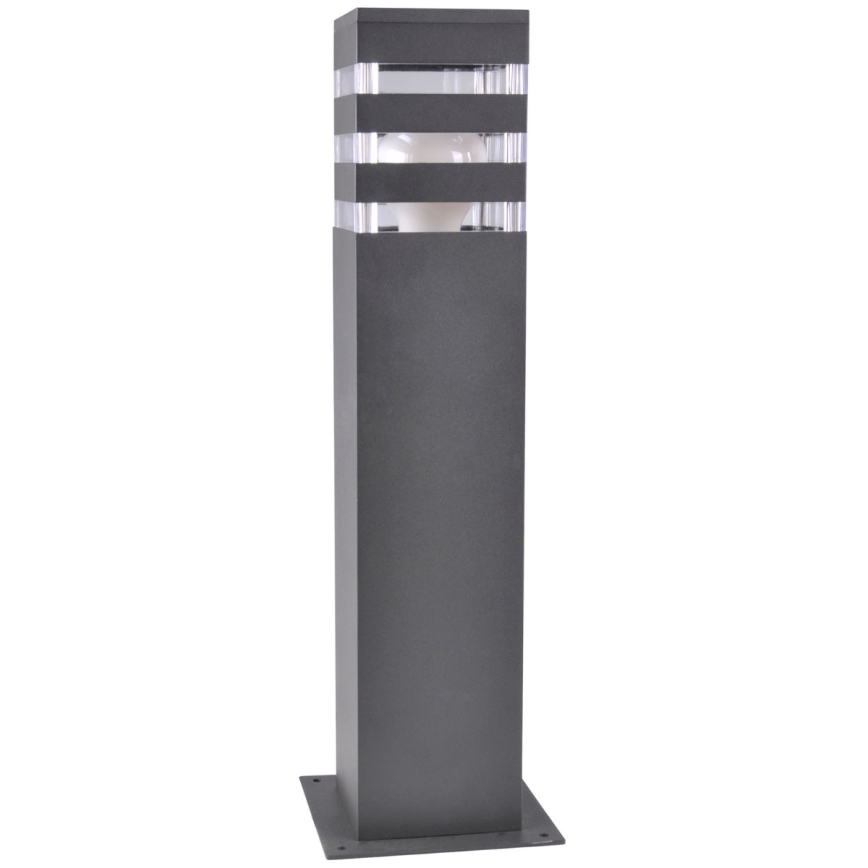 LED RGBW Stmievateľná vonkajšia lampa TEKSAS 1xE27/9W/230V 2700-6500K Wi-Fi 44 cm IP44 antracit