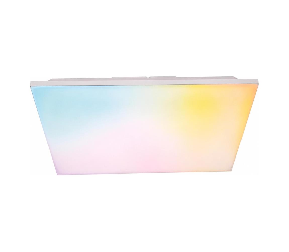LED RGBW stmievateľný panel 24 W/230 V, biely, s diaľkovým ovládaním 9A22035