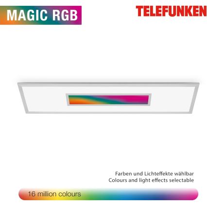 LED RGBW Stmievateľný panel LED/20W/230V 3000-6500K 25x100 cm strieborný + diaľkové ovládanie
