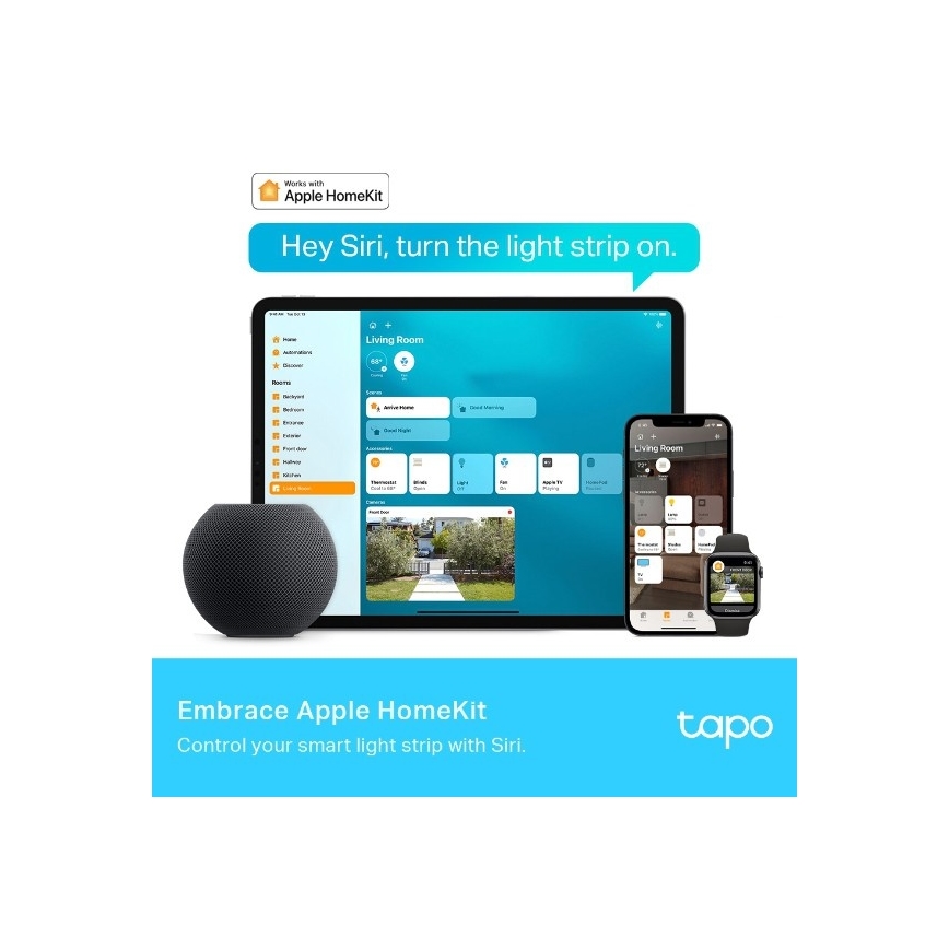 LED RGBW Stmievateľný pás 5 m LED/24W/230V Wi-Fi