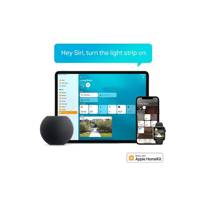 LED RGBW stmievateľný pásik 5 m LED/13W/230V Wi-Fi