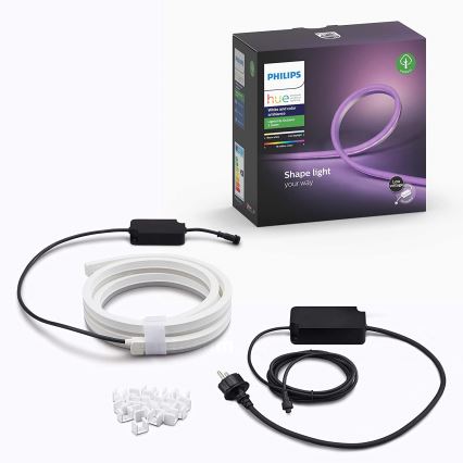 LED RGBW Stmievateľný pásik Philips Hue OUTDOOR STRIP LED/20,5W 2m IP67