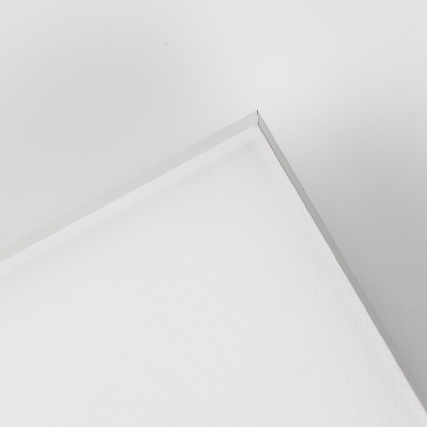 LED RGBW stmievateľný prisadený panel LED/13,5W/230V 3000-6500K 29,5x59,5 cm strieborný + diaľkové ovládanie