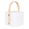 LED RGBW Vonkajšia lampa MAJORKA LED/0,5W/5V USB 1200 mAh IP44 biela