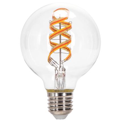 LED RGBW Stmievateľná žiarovka FILAMENT MESH Smart G80 E27/4,9W/230V 2700K - Aigostar